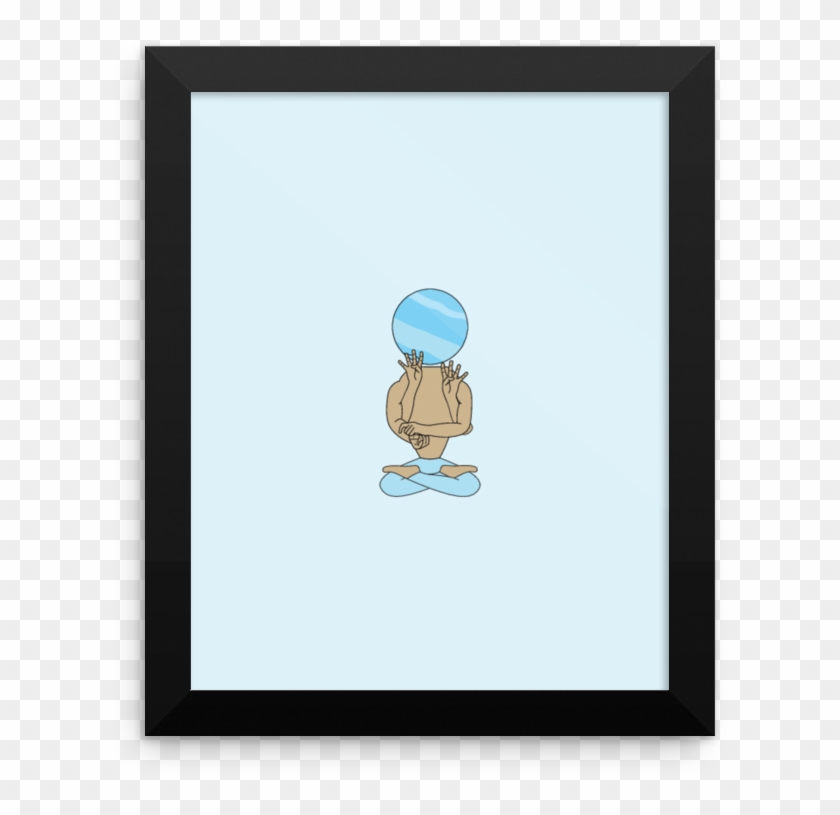Framed Uranus Sign Language Print Sample - Cartoon Clipart #875933