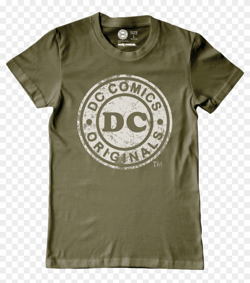 Logo Khaki Kids Or Youth T-shirt - Dc Comics Originals Clipart #876343