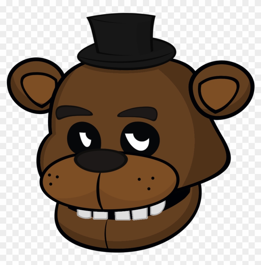Freddy Fazbear Face Png , Png Download - Freddy Cartoon Clipart #876456