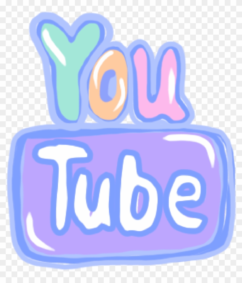 Youtube Social Transprent Png - Purple Pastel Youtube Logo Clipart