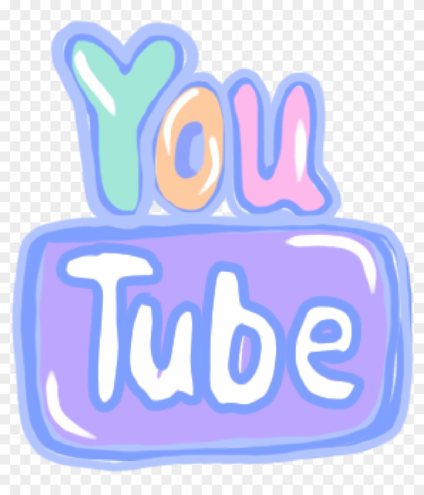 Youtube Social Transprent Png - Purple Pastel Youtube Logo Clipart #876695