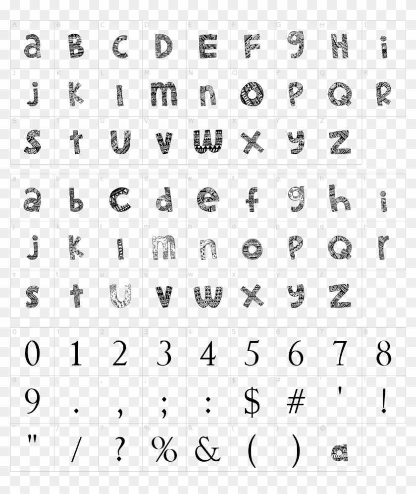 Font Characters - Police D Écriture Japonaise Clipart