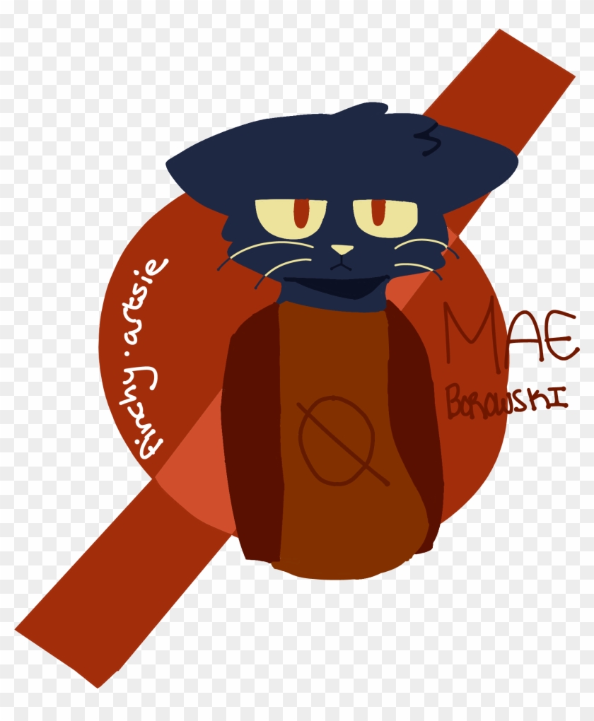 Night In The Woods , Png Download - Cartoon Clipart #877219