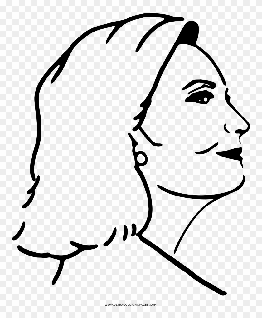 Hillary Coloring Page - Line Art Clipart #877292
