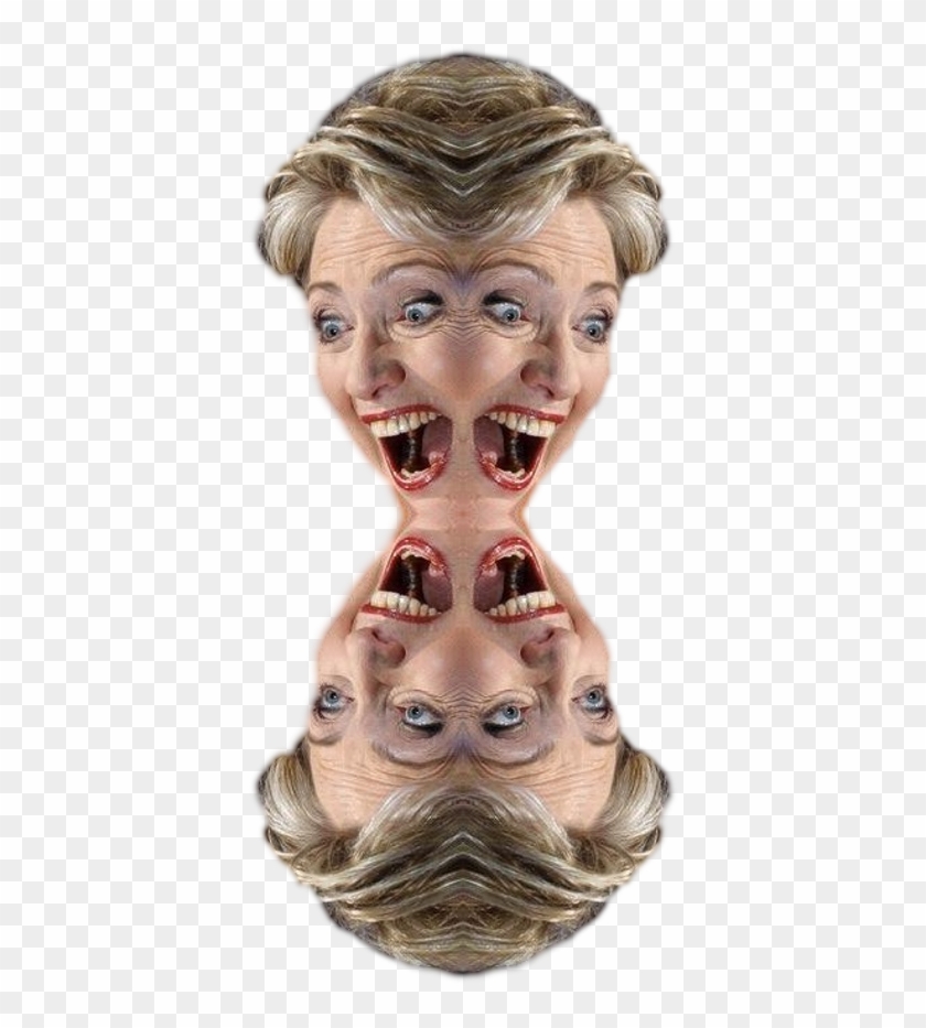 Personfour Face Hillary Clinton - Your Little Dog Too Clipart