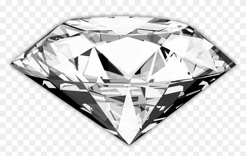 Diamond With Empty Background Clipart #877530