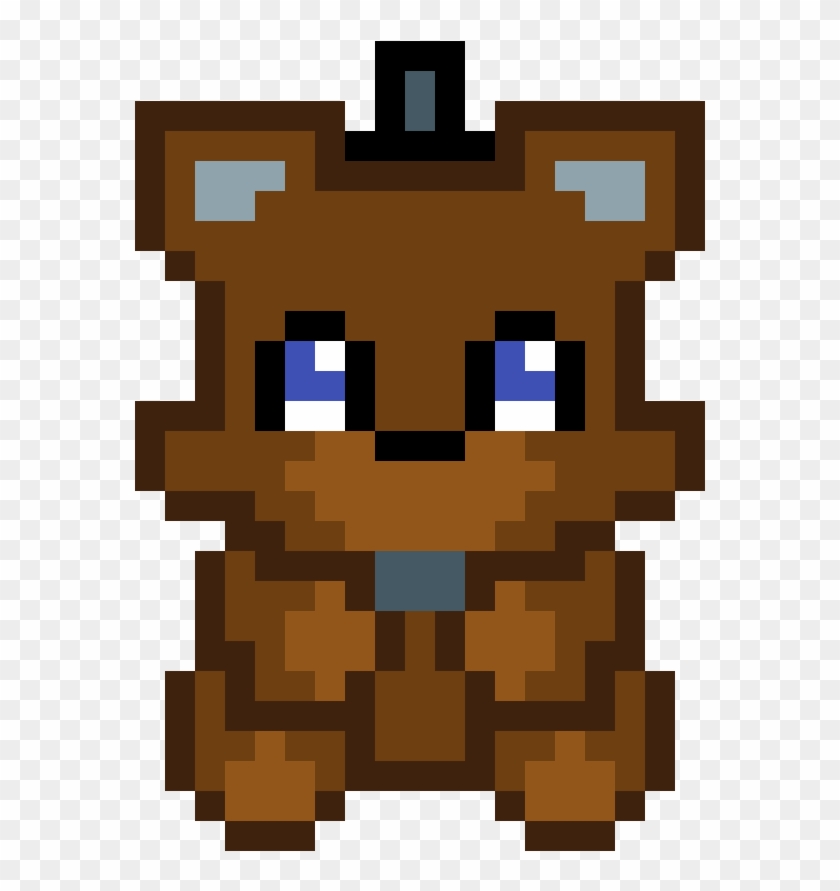 Freddy Fazbear - Pixel Art Foxy Plush Clipart #877607