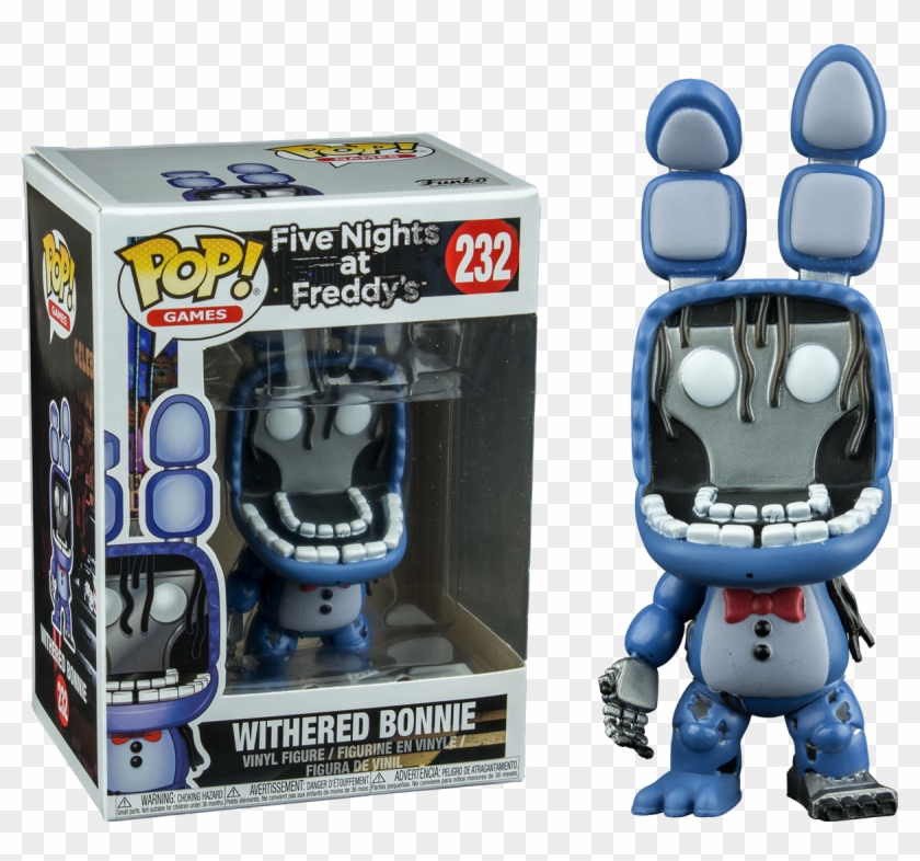 Five Nights At Freddys Freddy Fazbear Funko Pop Tees - Withered Bonnie Funko Pop Clipart