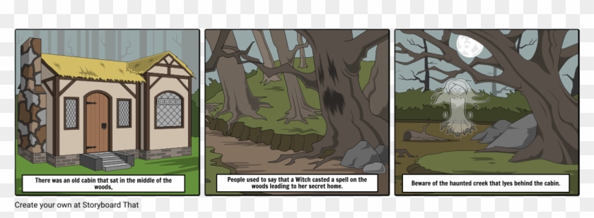 The Cabin In The Woods - Oak Clipart #877851