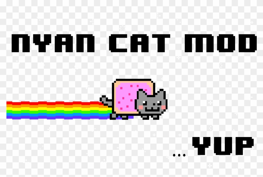 1] Nyan Cat - Nyan Cat Logo Png Clipart #878348