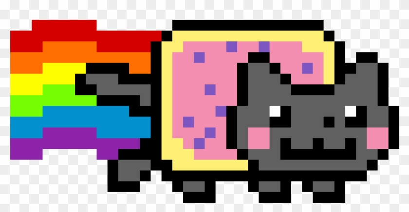 Nyan Cat - Пиксель Арт Нян Кэт Clipart #878401