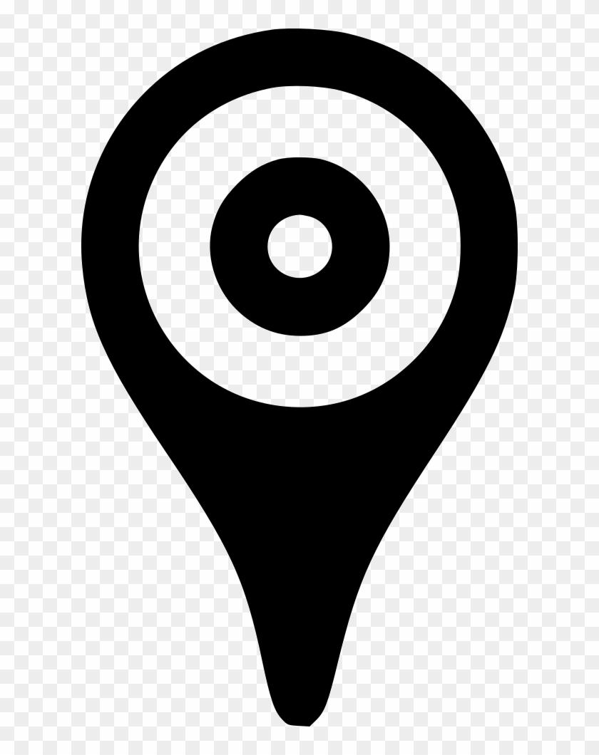 Gps Locate Map Marker Navigate Navigation Pin Plan - Navigate Icon Black And White Clipart