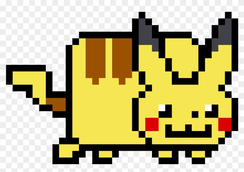 Nyan Cat Pikachu - Nyan Cat Love Clipart #878405