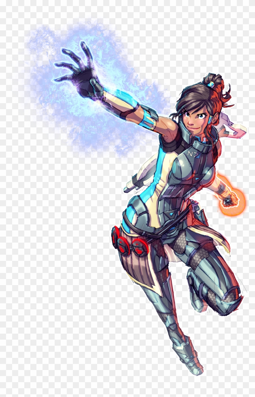 Korra Mass Effect By Zachula Clipart