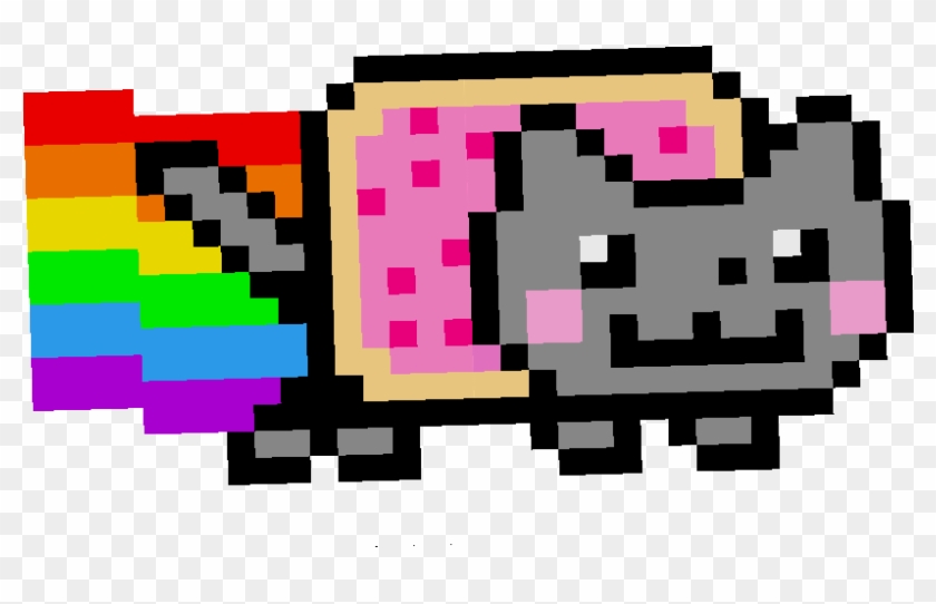 Nyan Cat Large - Taco Minecraft Nyan Cat Clipart
