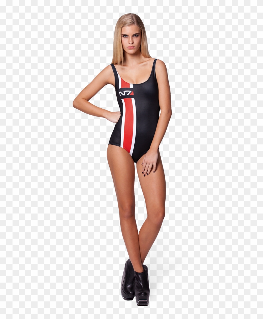 Black Milk Mass Effect Swimsuit - Polo Mass Effect Clipart #878726