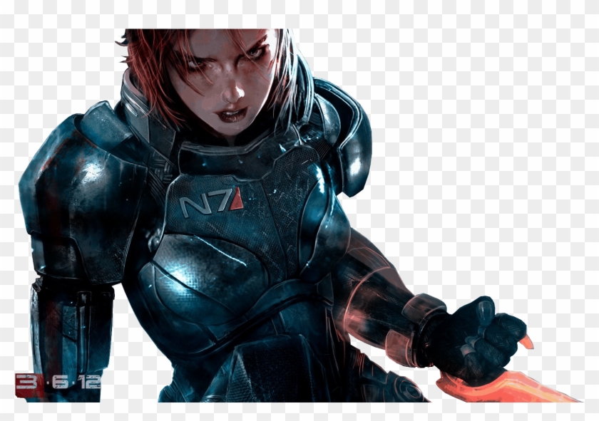 Mass Effect Png - Mass Effect Female Shepard Clipart #878830