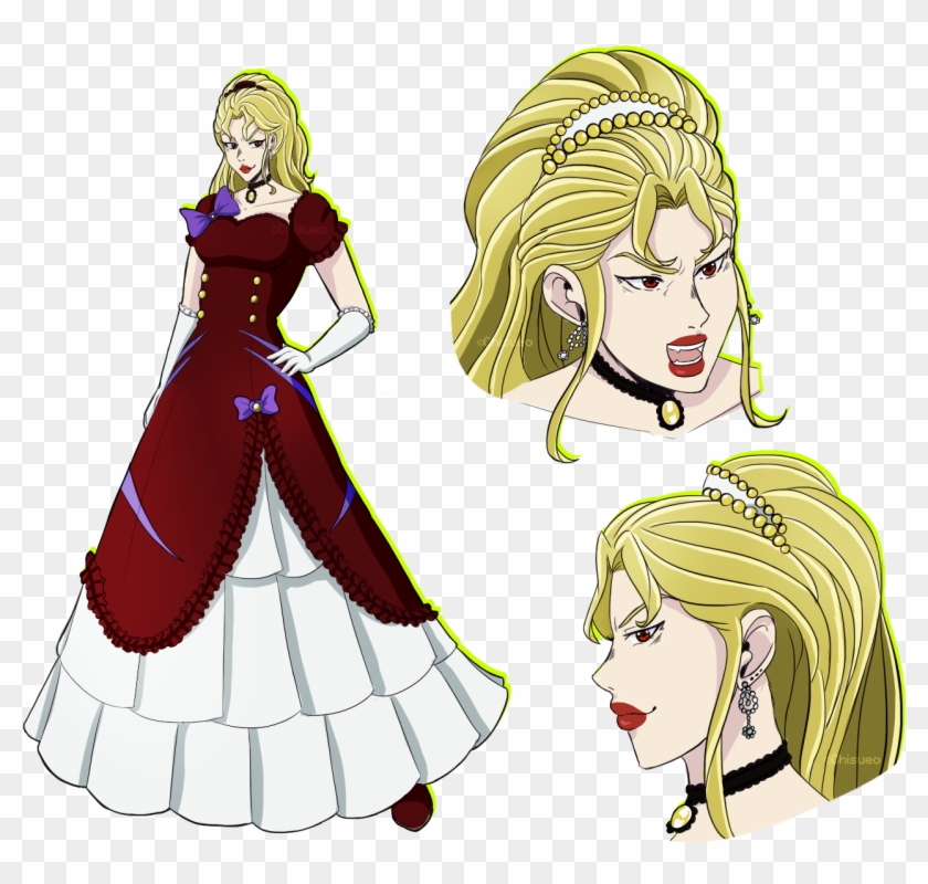 Hisueo Dio Brando Clothing Woman Facial Expression - Dio Genderbend Clipart #879159