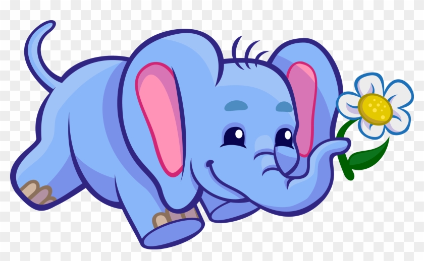 Nyan Cat Clipart - Cute Baby Shower Elephant Colouring Pages Png Transparent Png