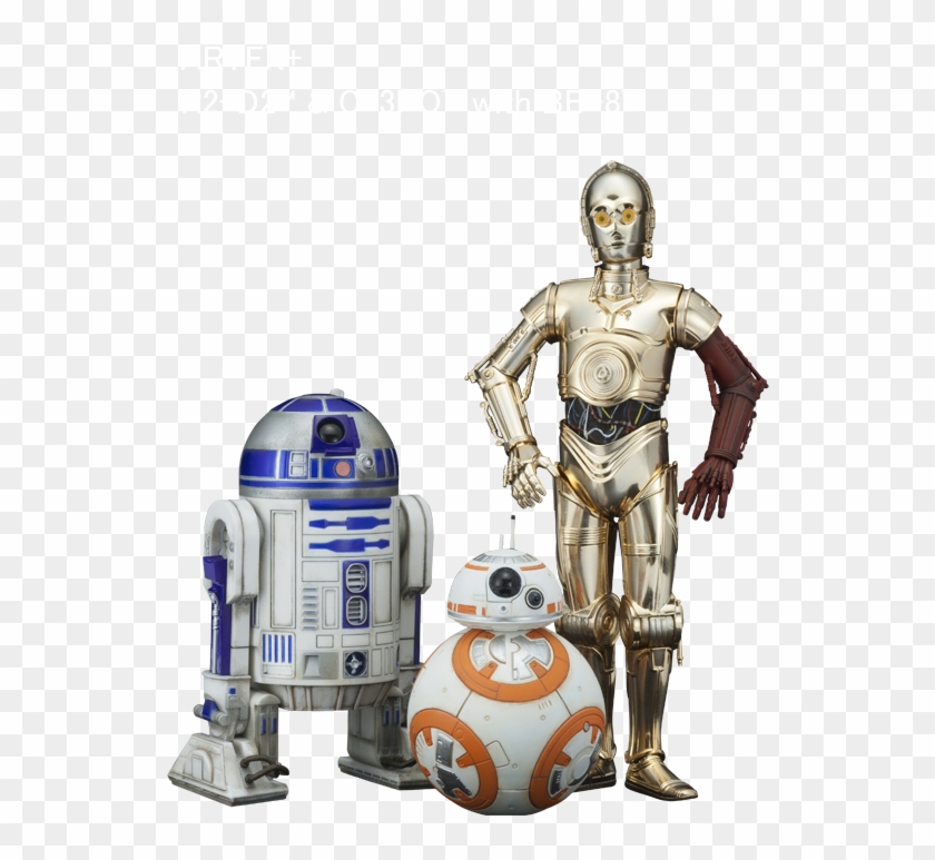 Kotobukiya Artfx Lucasfilm R2 D2 C 3po Bb 8 Star Wars - C3po R2d2 Bb8 Clipart