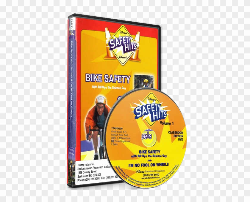 Bike Safety With Bill Nye The Science Guy Saskatchewan - Cd Clipart #879453
