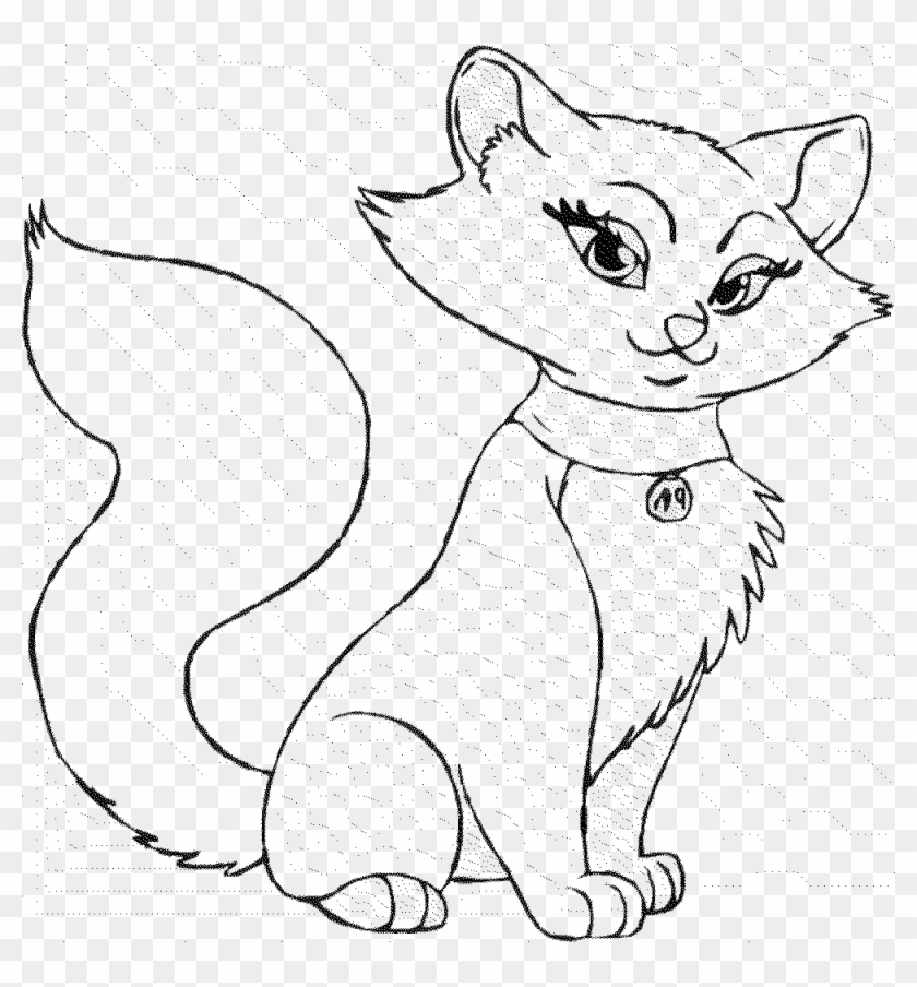 Kitty Cat Colouring Pages Free Coloring Library Of - Kitty Cat Color Sheet Clipart #879656