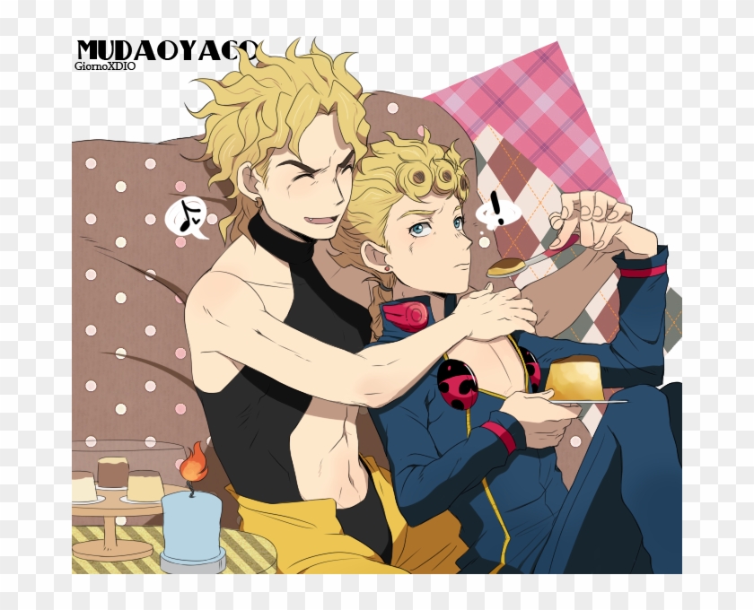 Dio Brando And Giorno Giovanna Drawn By Laphy - Jojo Dio 的 兒子 Clipart #879842