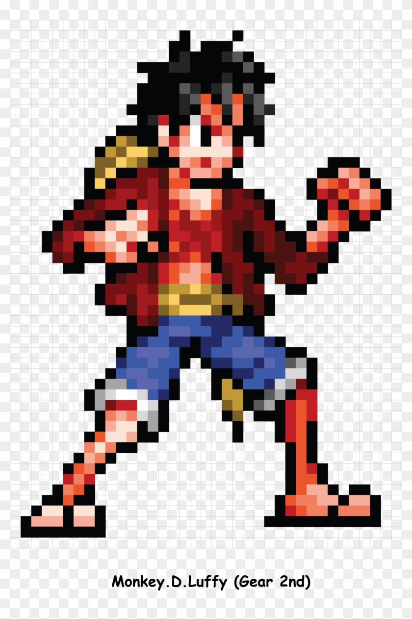 Jydesignarts - One Piece Anime Pixelated Clipart