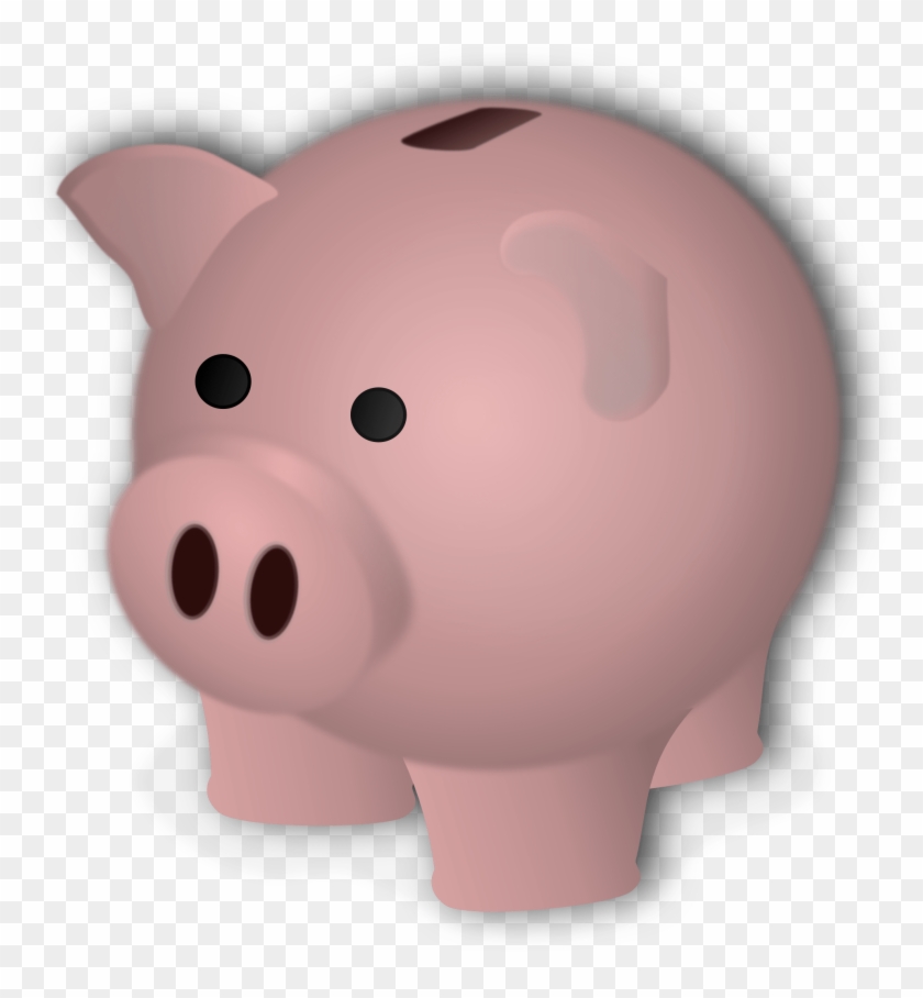 Download Piggy Bank Large Transparent Png - Transparent Piggy Bank Clipart #880061