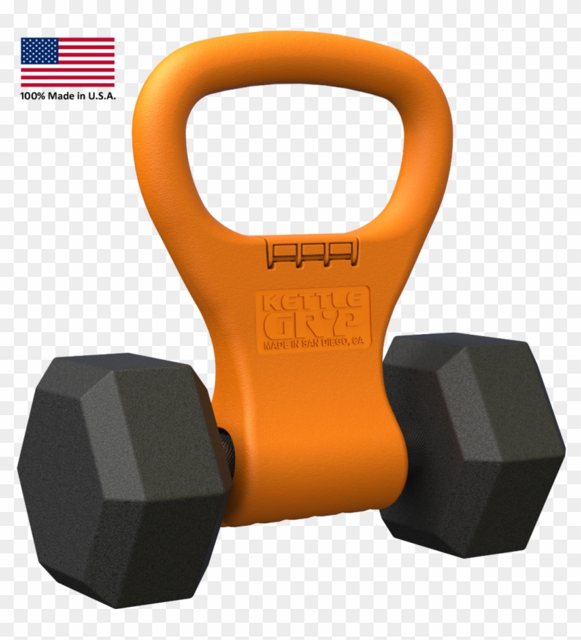Kettle Gryp Kettlebell Converter Handle - Kettlebell Attachment For Dumbbell Clipart #880202