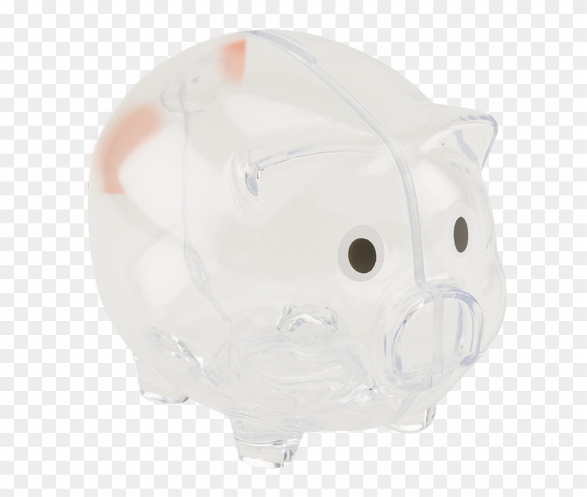 Plastic Piggy Bank - Domestic Pig Clipart