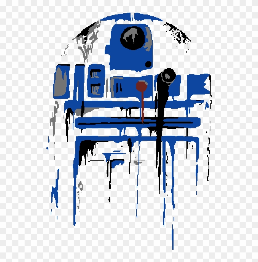 Main Image "r2 D2 Where Are You" C3po By - Star Wars R2d2 Painting Clipart #880343