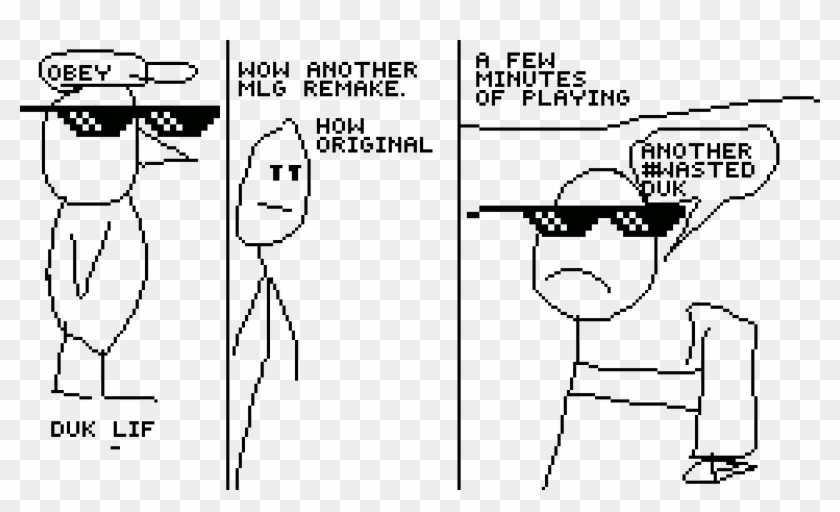 Another Mlg Remake Of A Game - Cartoon Clipart #880922