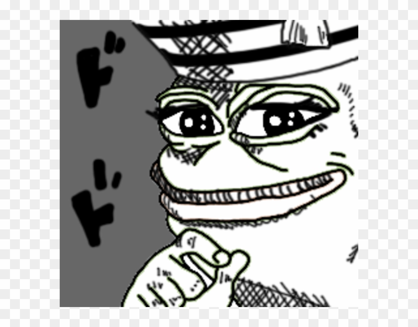 Smug Frog - Image - Pepe The Frog Jojo Clipart #881498