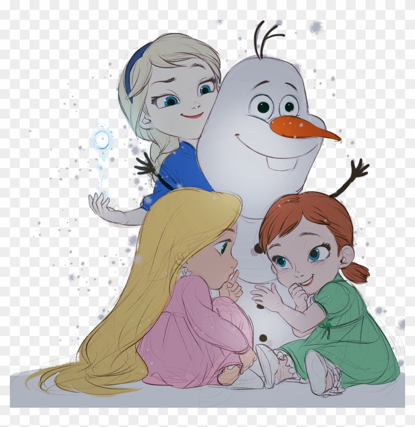 Danbooru - Cutest Drawings Of Elsa And Anna Clipart