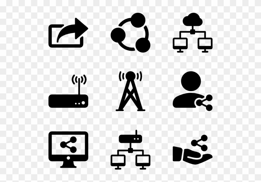 Network & Sharing Clipart