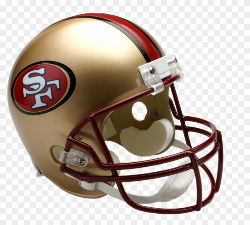 San Francisco 49ers Vsr4 Replica Throwback Helmet - 49ers Football Helmet Clipart #882017