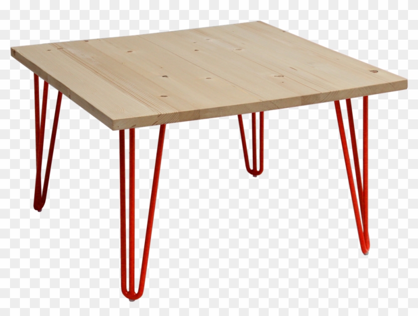 Paperclip Square Coffee Table - Coffee Table - Png Download