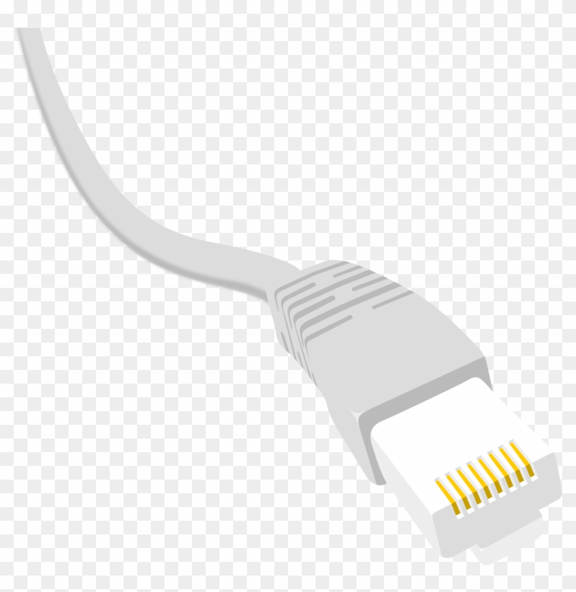 Open - Network Cable Vector Clipart