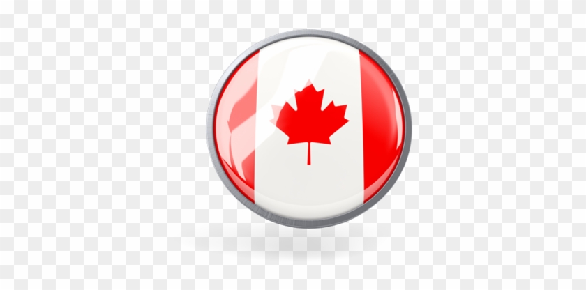 Illustration Of Flag Of Canada - Canadian Flag Icon Png Clipart #882622