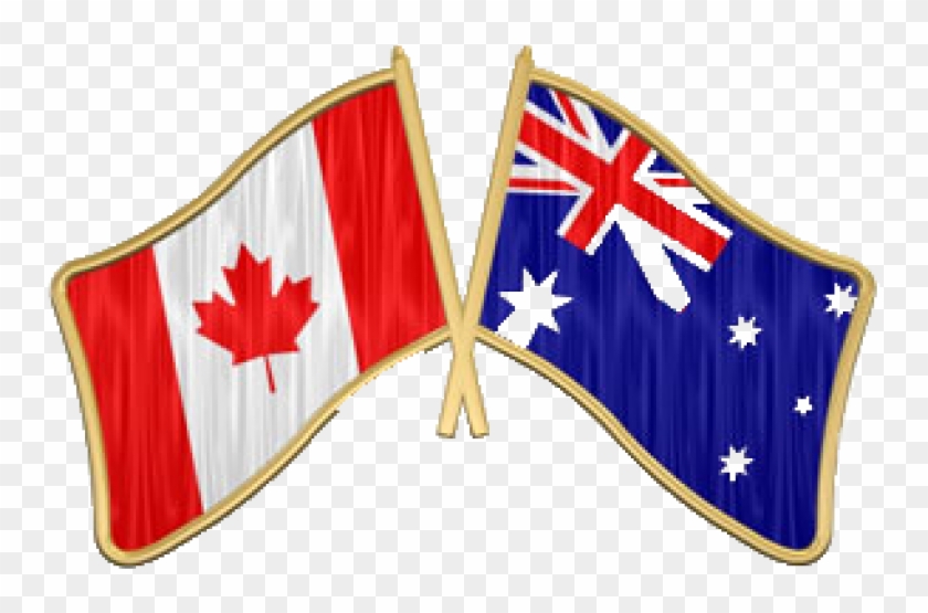 Setwidth768 Australia Canada Flags Copy - Australia And Canada Flags Clipart #882766