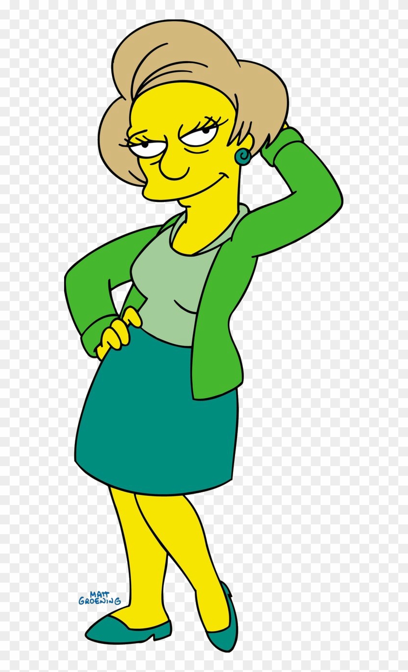 Edna Krabappel - Los Simpson Edna Krabappel Clipart