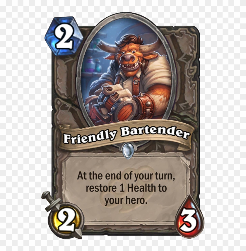 Friendly Bartender - Hearthstone Mech C Thun Clipart #882847