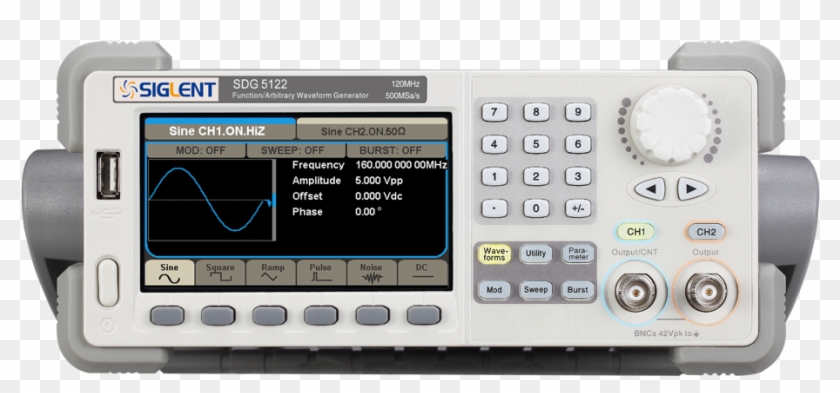 Sdg5000 Series Function/arbitrary Waveform Generators - Siglent Generator Clipart #882850