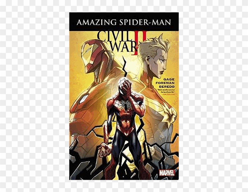 1 Of - Civil War 2 Spiderman Clipart