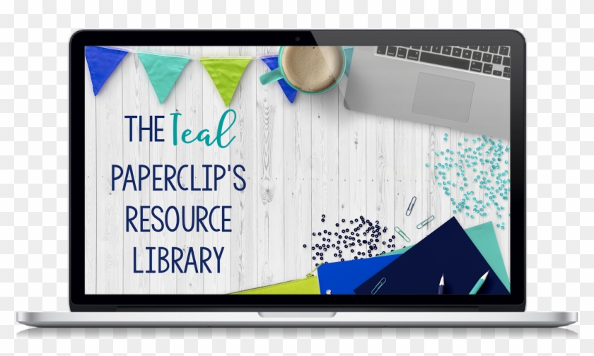 The Teal Paperclip - Png Download #883108