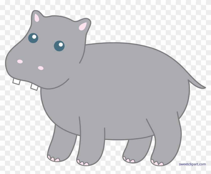 Hippo Clip Art Transparent Hippo Png - Cute Hippo Png Clipart