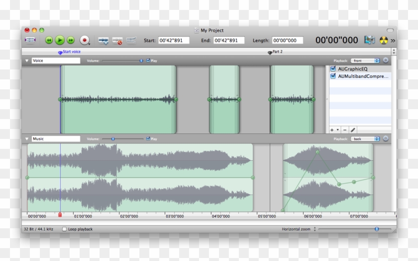 Multitrack Editor - Editor Audio Mac Clipart #883690