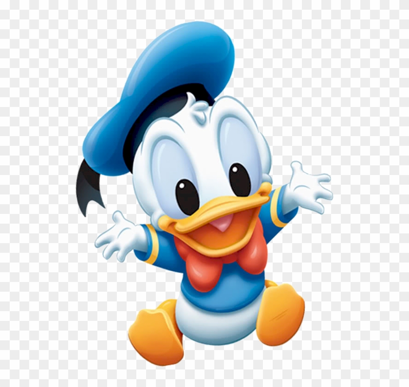 Baby Donald Open Arms - Baby Donald Duck Png Clipart