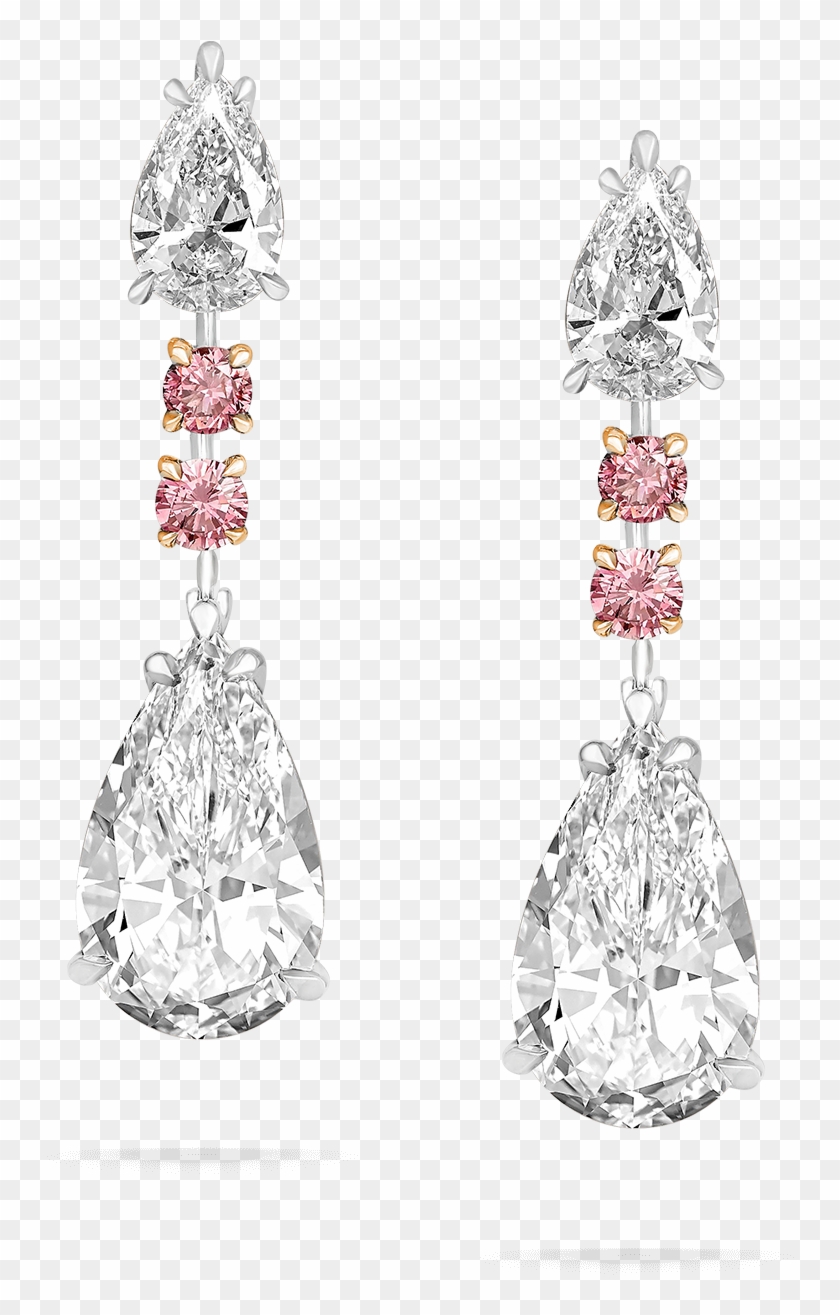 Important White Diamond Earrings - Earrings Clipart